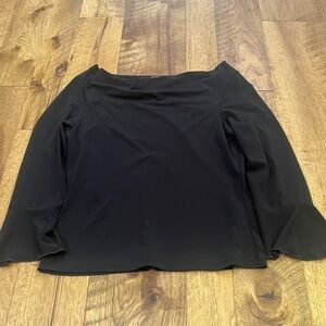 Talk of the Walk Woman’s Black Off The Shoulder Top Size XL